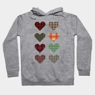 Checkered Hearts Hoodie